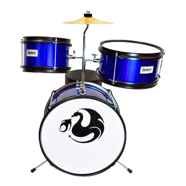 Bateria Century Kinder Cnbt054 Set De 3 Piezas Azul Metalico